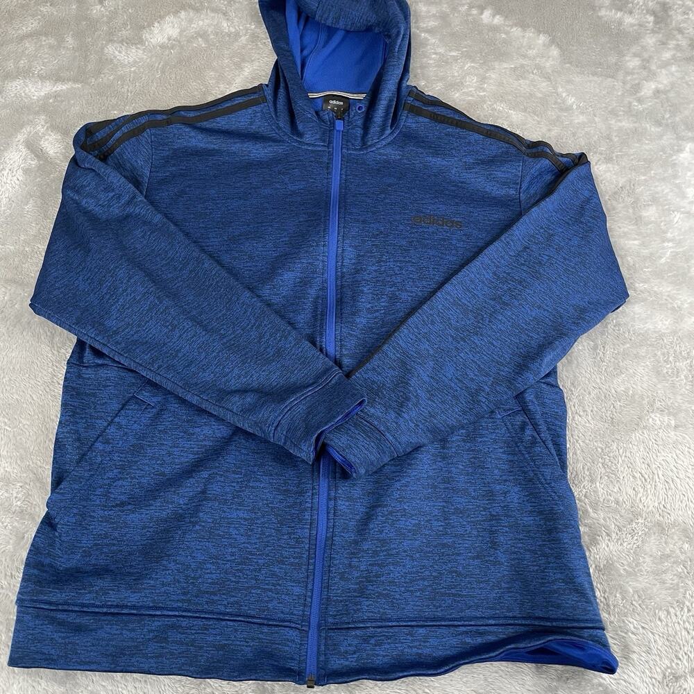 Adidas Jacket Men's Full Zip Hoodie‎ Size XL
